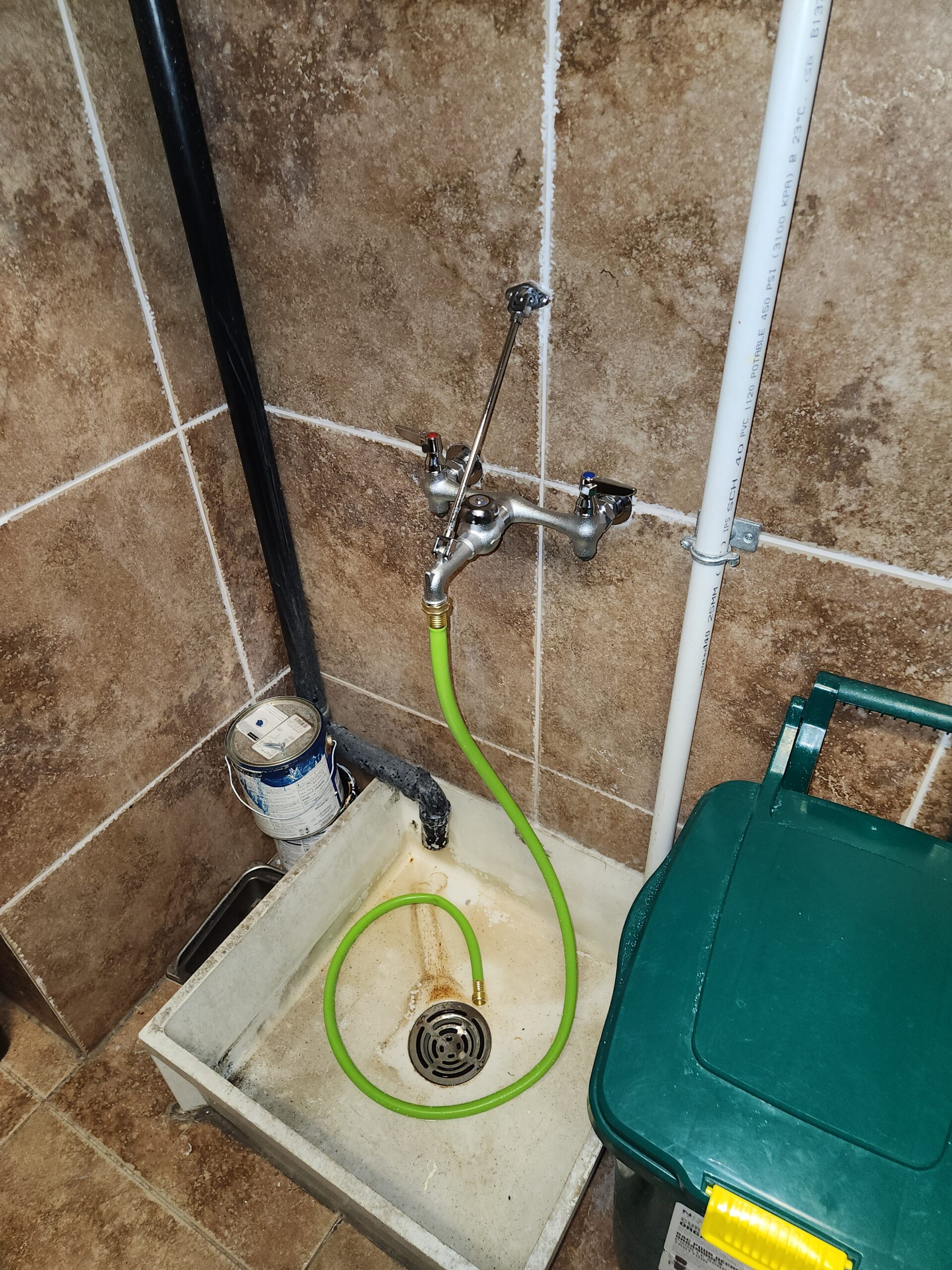 Plumbing fixture and drain service by ER Plumbing & Heating