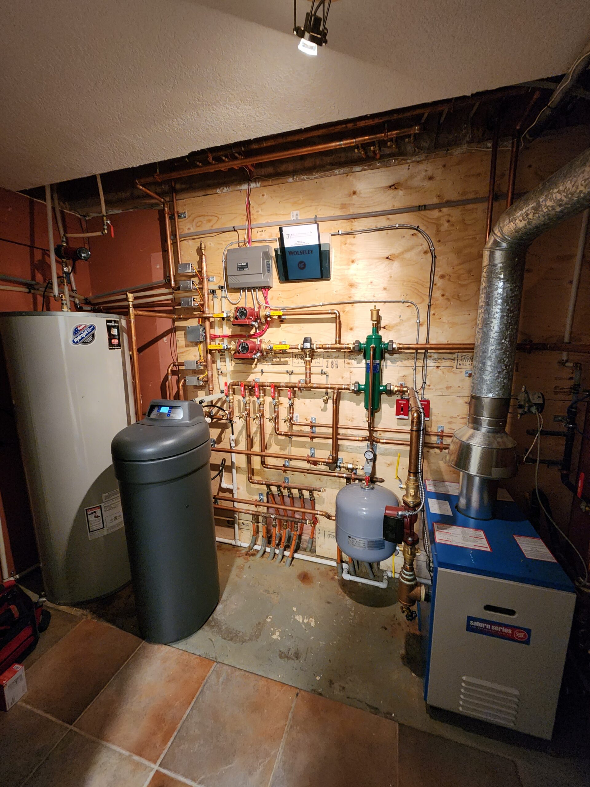 Utility room retrofit by ER Plumbing & Heating