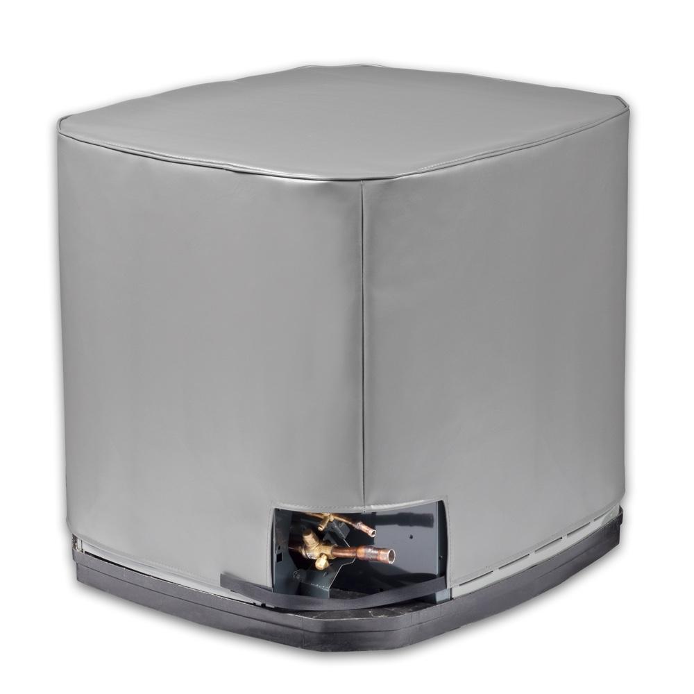 Brinmar bottom-vented winter AC cover — free with every Calgary AC installation by ER Plumbing