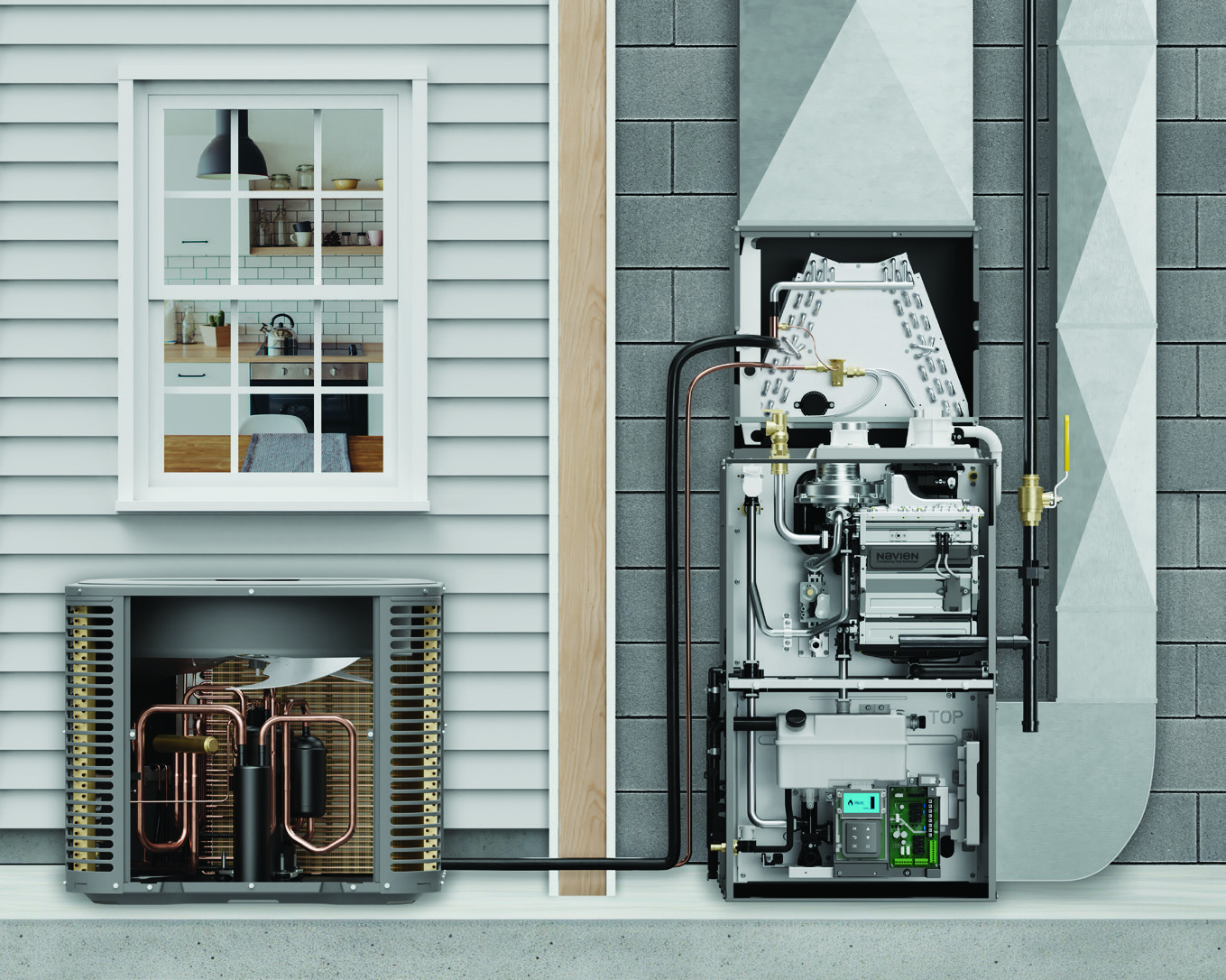 NAM Cased Coil with NPF furnace
